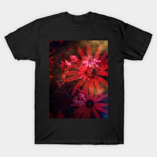 Very Red Flowers T-Shirt